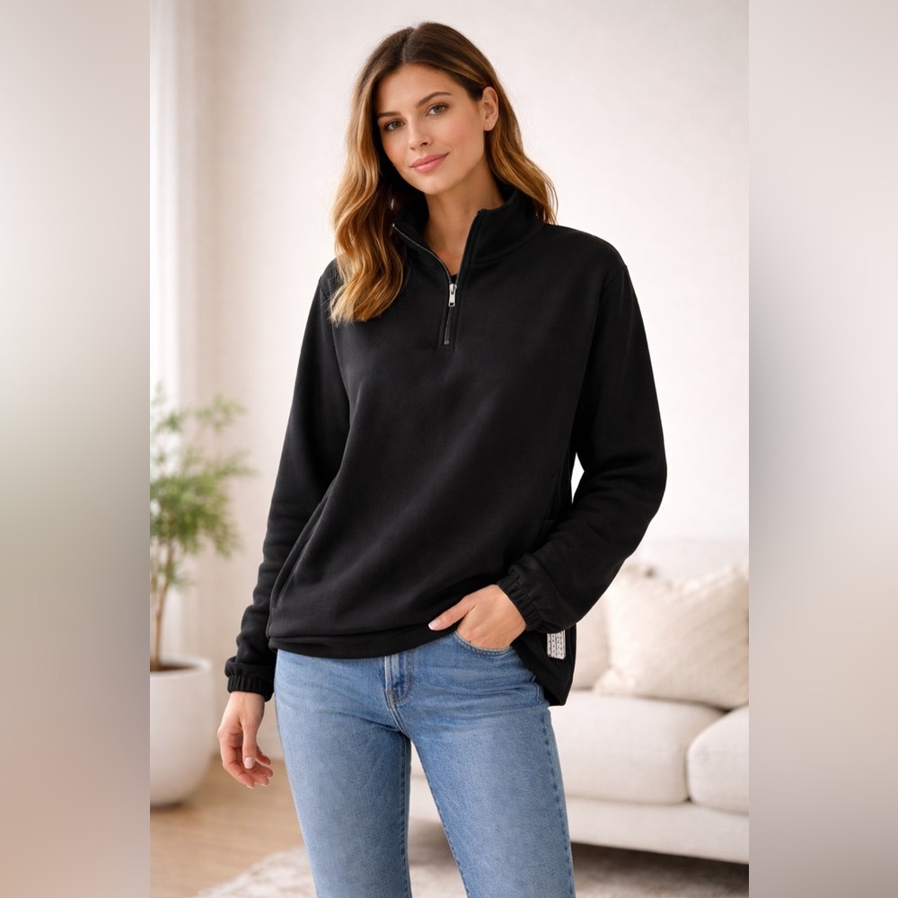 Rains fleece unisex half zip